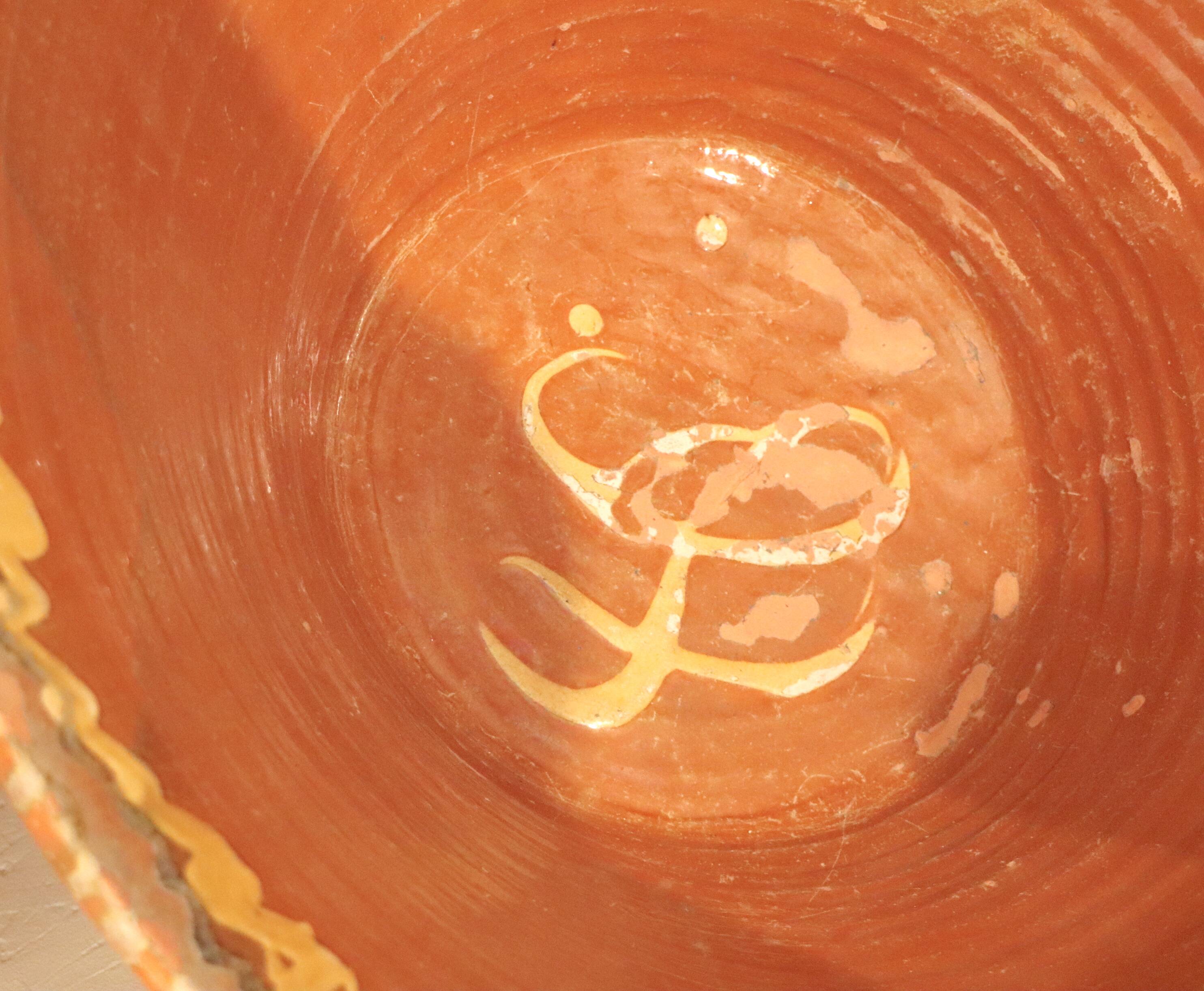 Large Lebrillo Pottery Minorca Spain 19th century