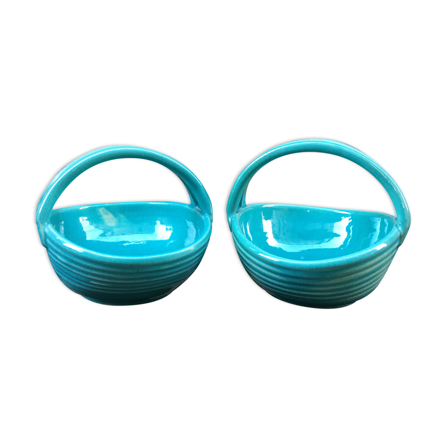 Two Gaziello Vallauris pocket trays