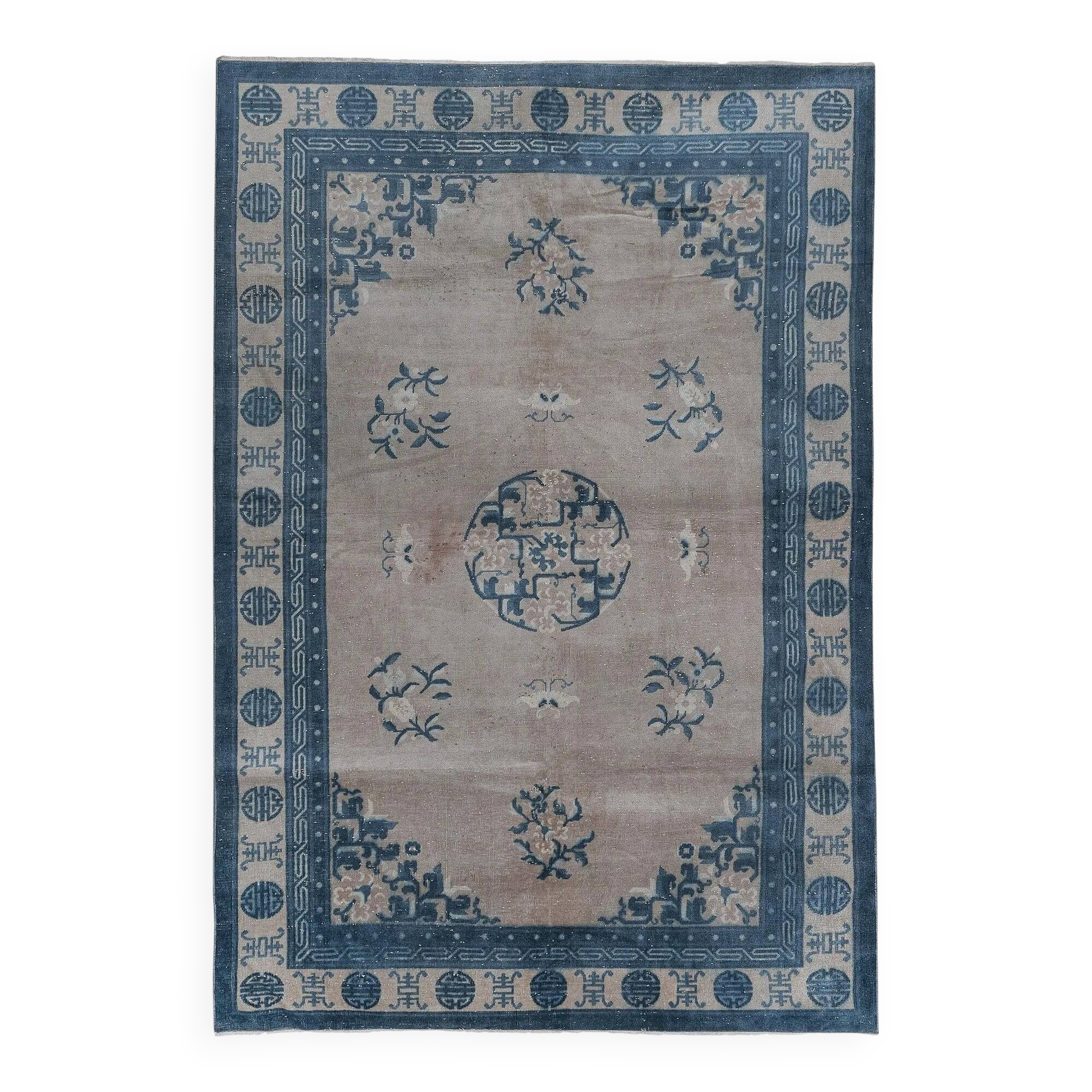 Vintage Turkish handmade rug 181x276 cm