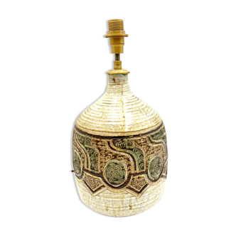 Pied de lampe Marcel Giraud à Vallauris ceramic vintage