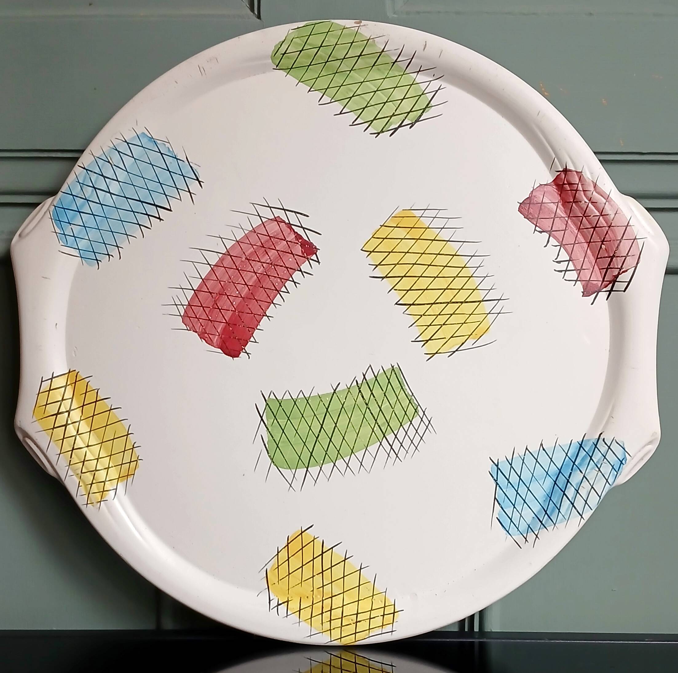 Ceramic plate Poët-Laval 50s