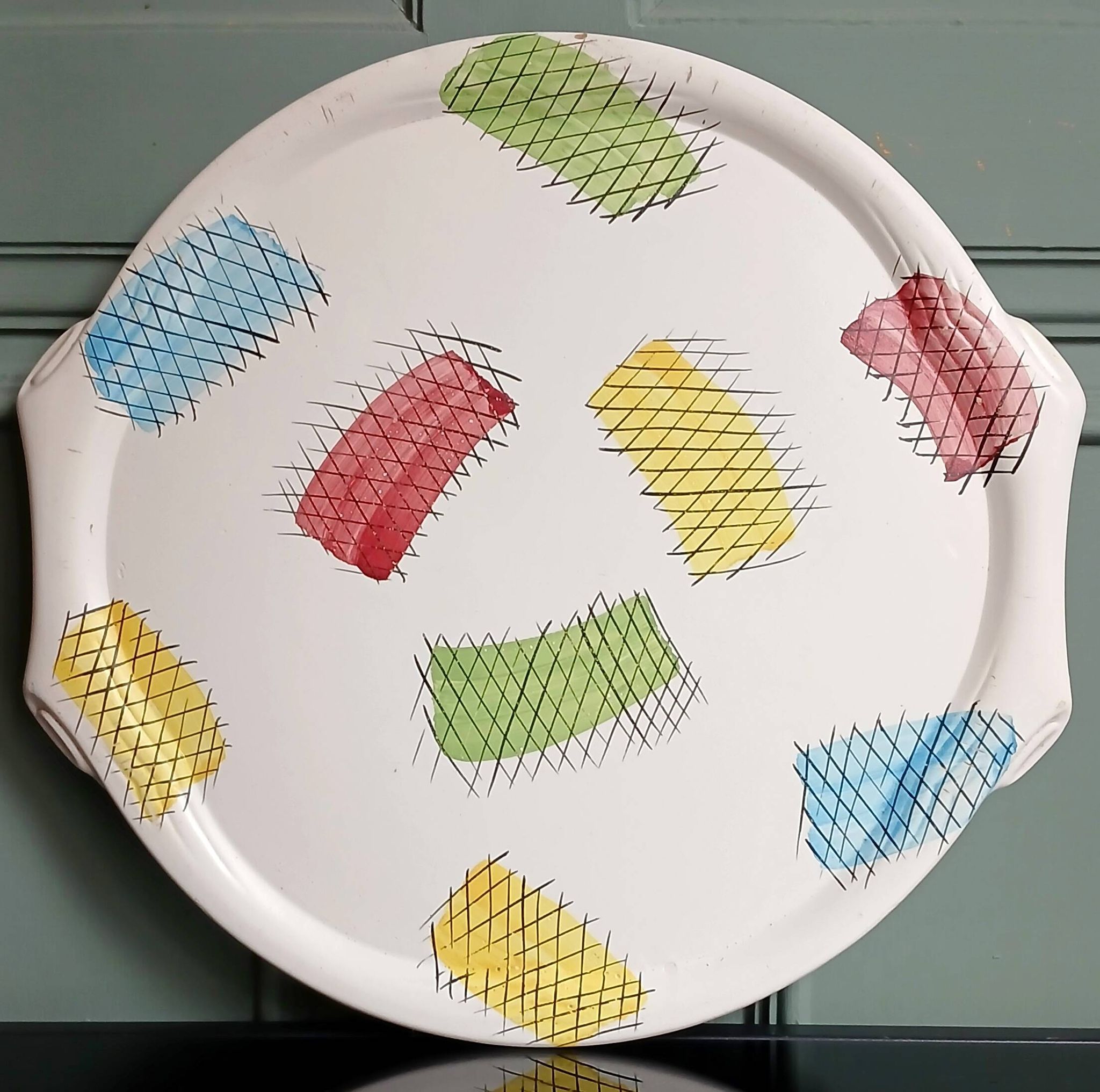 Ceramic plate Poët-Laval 50s