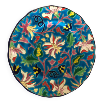 Longwy Enamels Plate