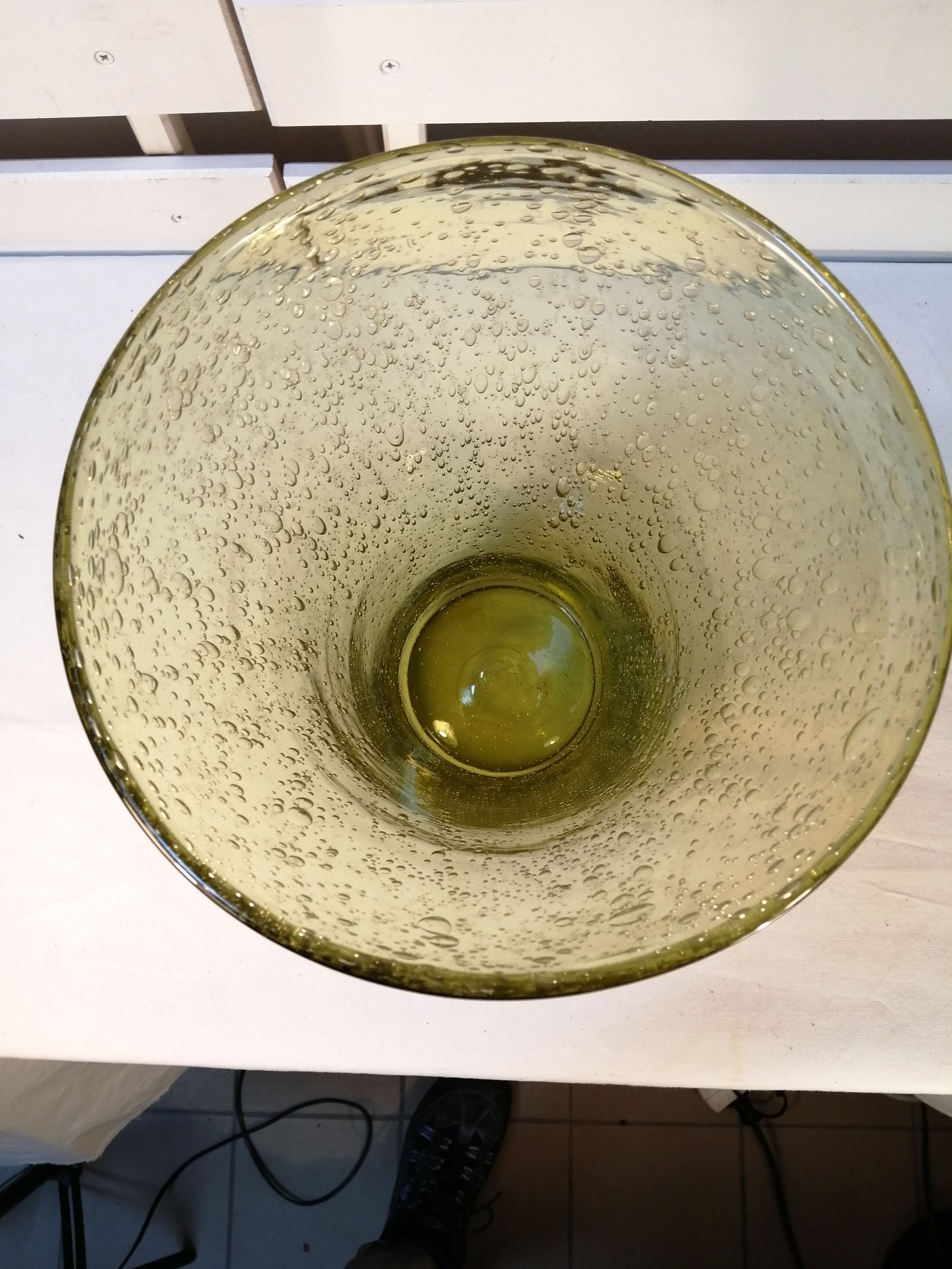 Blown glass vase - Biot glassware