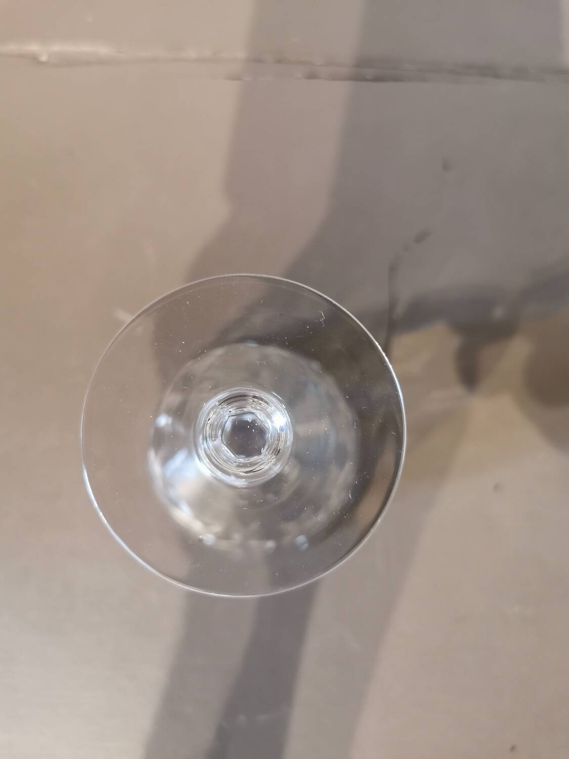 Set of 7 antique cut crystal glasses