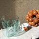 Italian handkerchief vase PMMA thermoformed edition iguzzini design Pietro Chiesa vintage 70