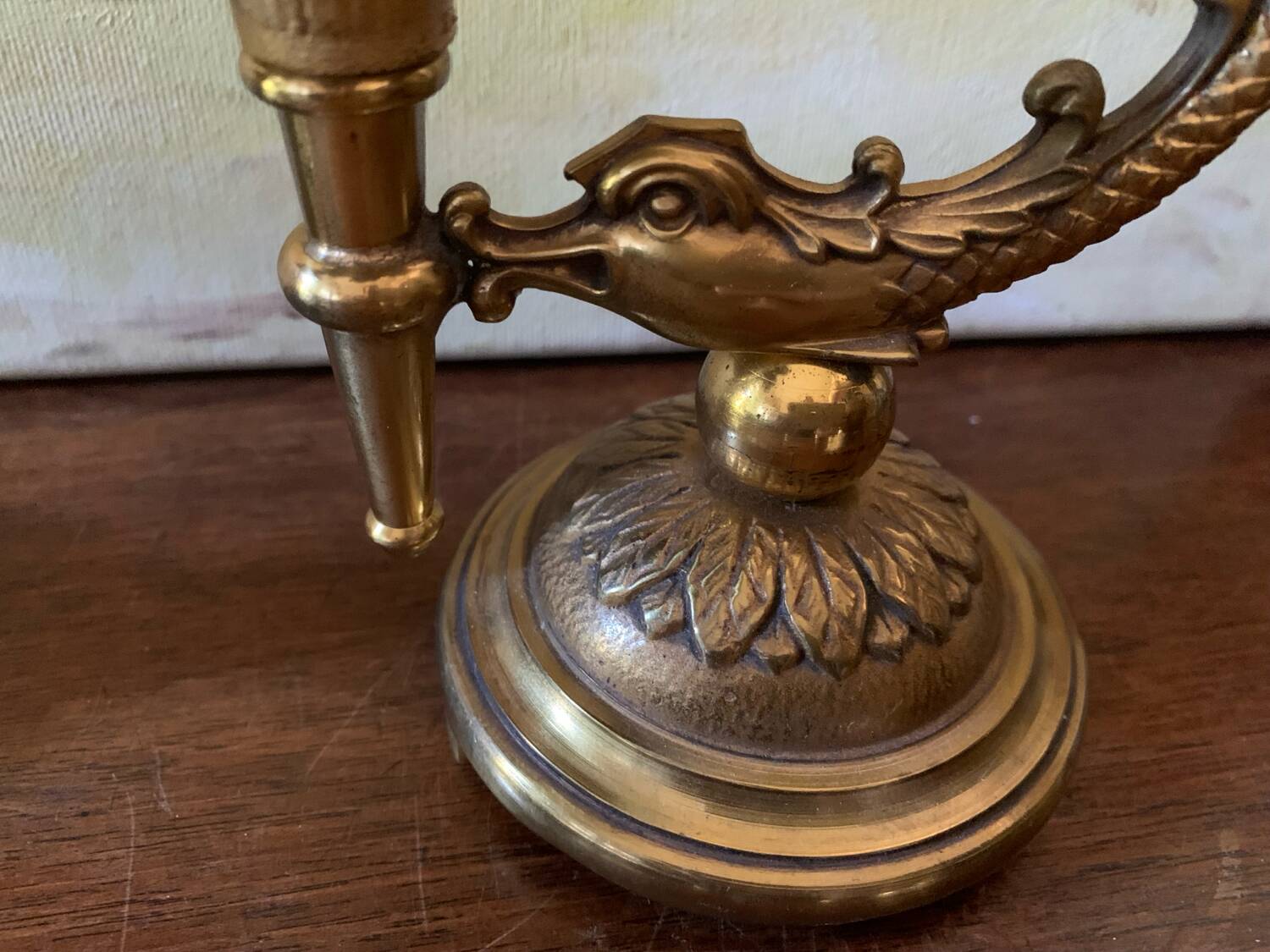 Bronze candlesticks lamp bases