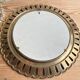 Vintage golden brass sun/flower mirror