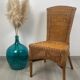 Vintage Rattan Lounge Chair (3 available)