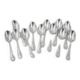 Christofle Pompadour, 12 tea spoons, coffee, 13.5 cm, in excellent condition.