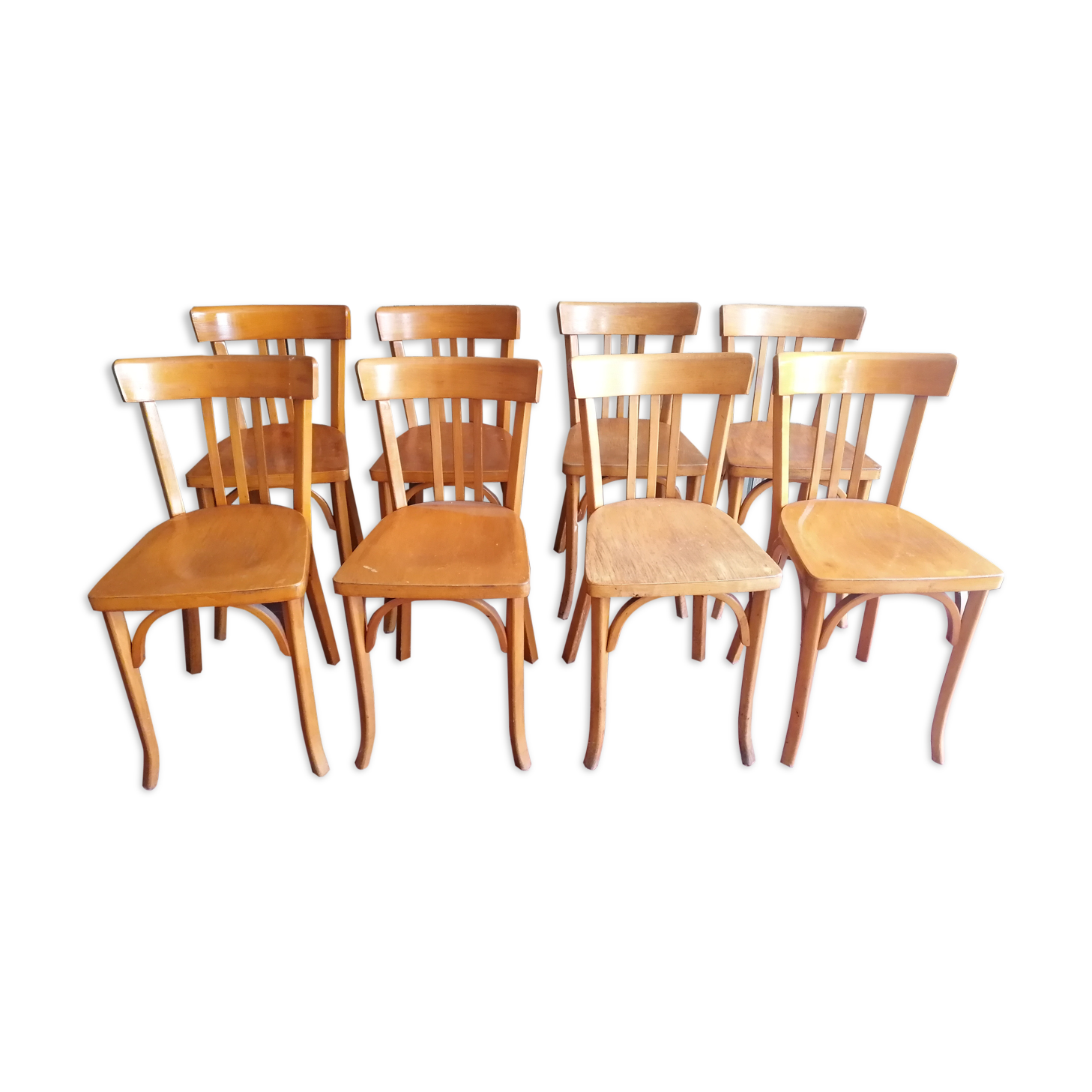Lot 8 Baumann bistro chairs
