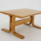 1970s Beech Bench/Planter Stand Czechoslovakia