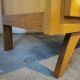 Vintage chest of drawers, compass legs, light wood