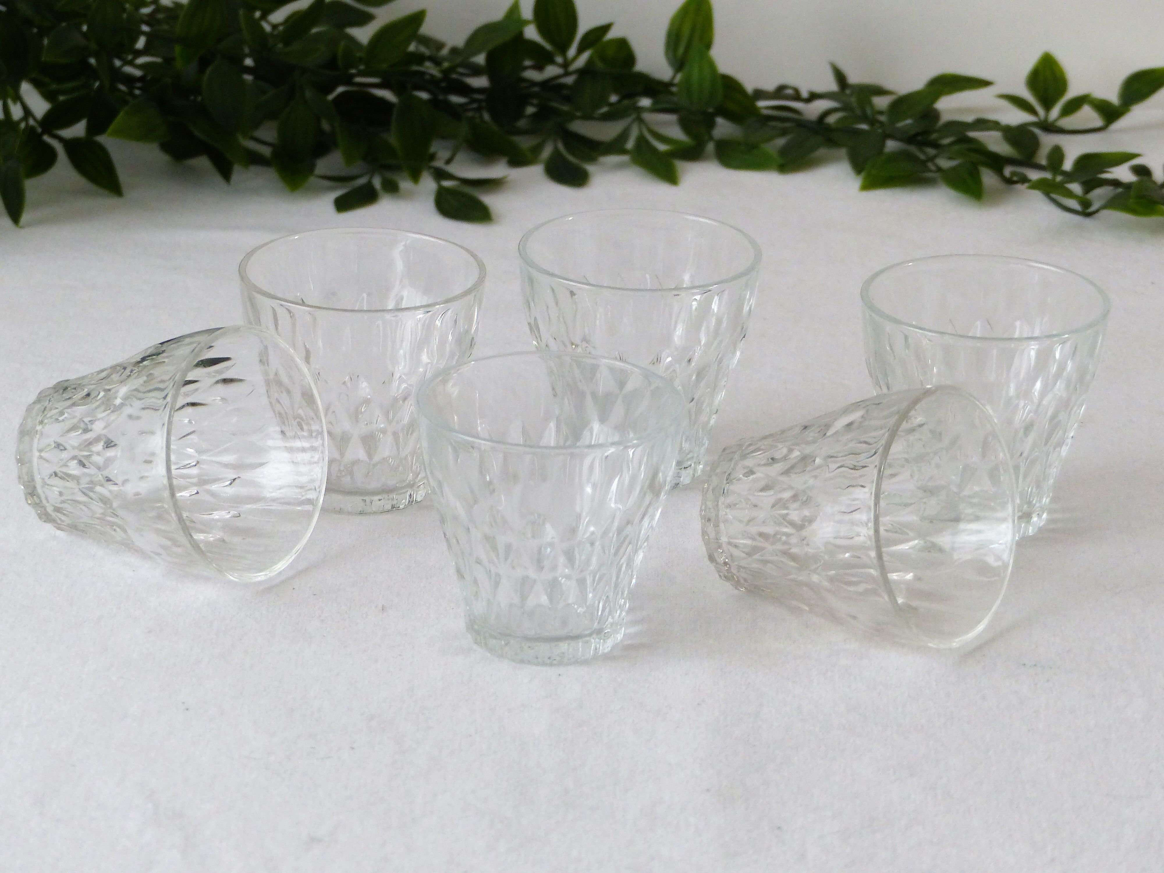 6 "vereco" water glasses