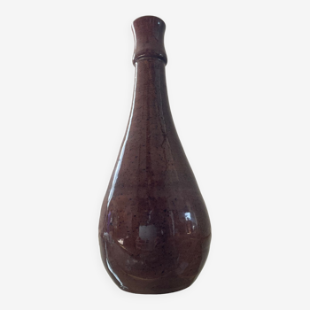 Vase vintage en terre cuite émaillée