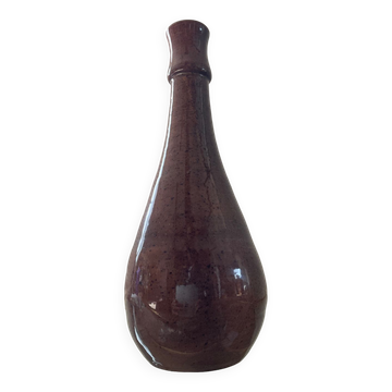 Vase vintage en terre cuite émaillée