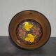 Vintage Soviet Khokhloma wooden bowl in excellent condition.