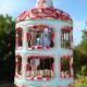 Antique Italian ceramic birdcage