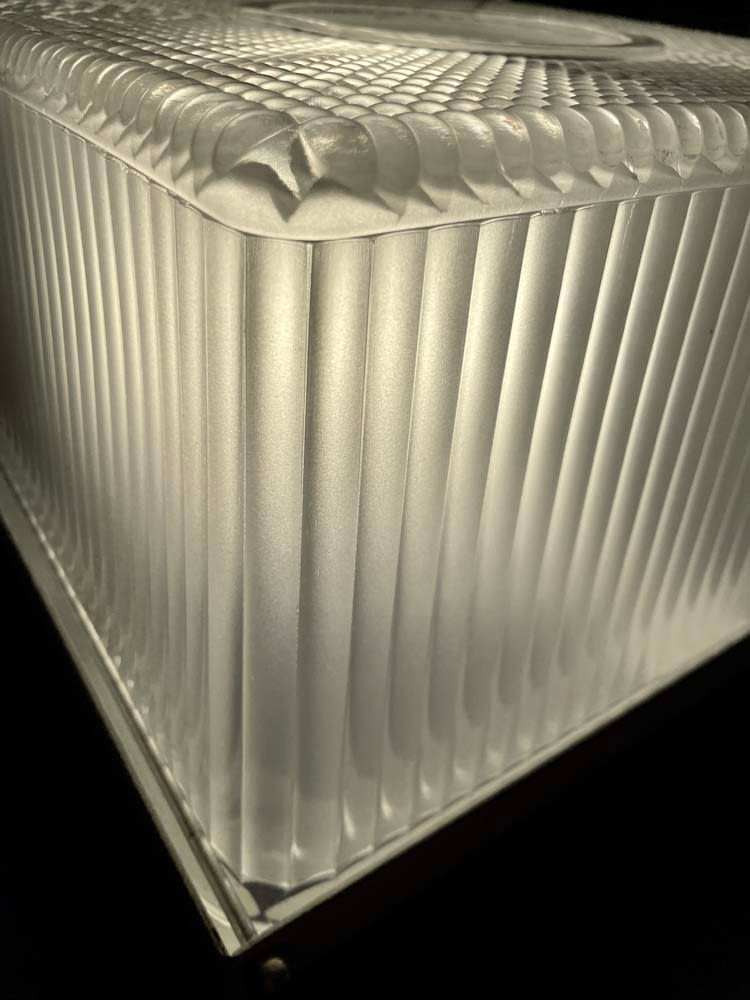 Square ceiling light from Maison Holophane France