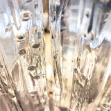 Chandelier Tube Tronchi in Murano Glass by Paolo Venini, 1970