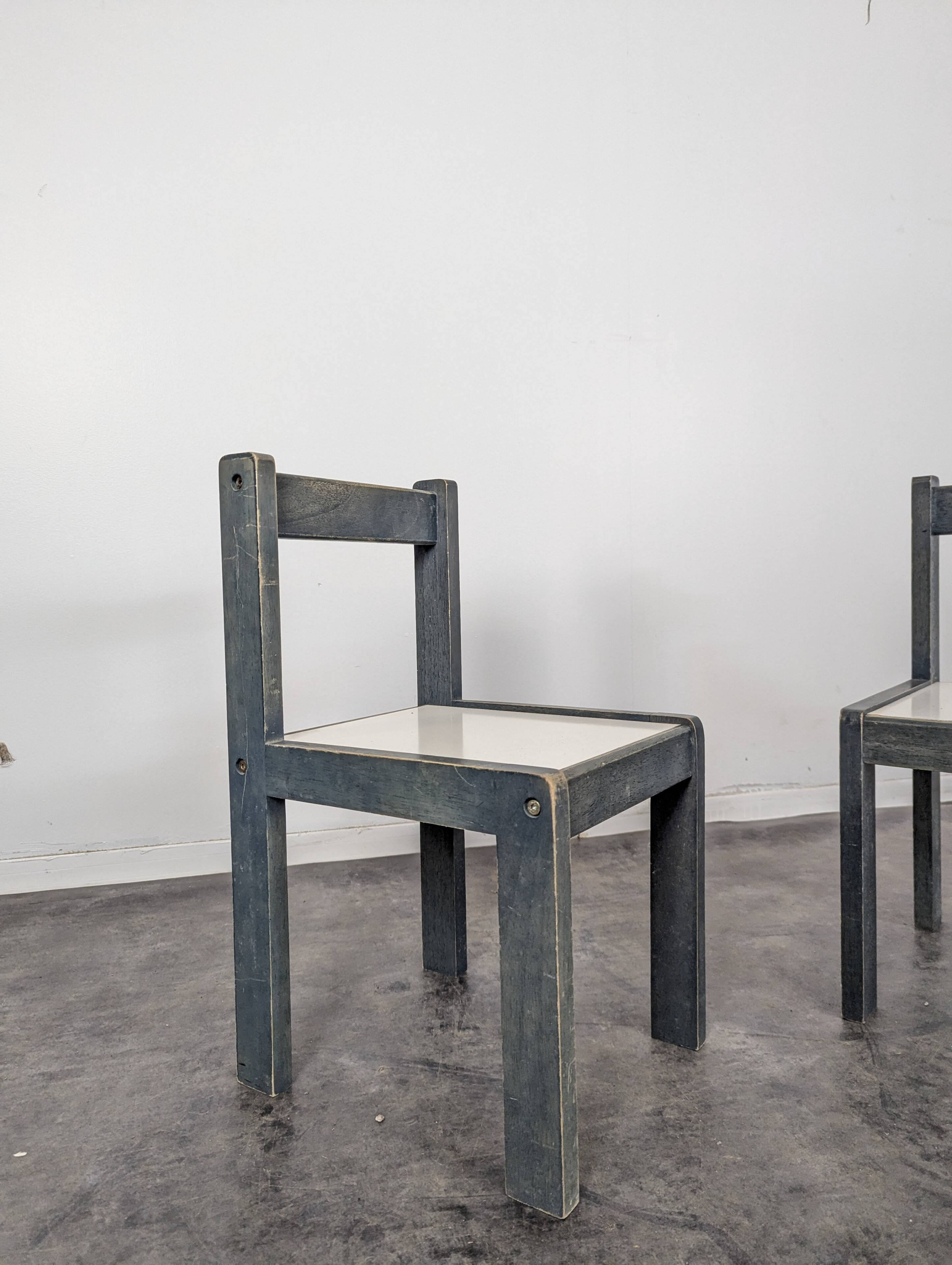 Pair of children's chairs
