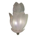 Wall Light Murano Glass Sand Color Italian Flowers by SimoEng
