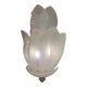 Wall Light Murano Glass Sand Color Italian Flowers by SimoEng