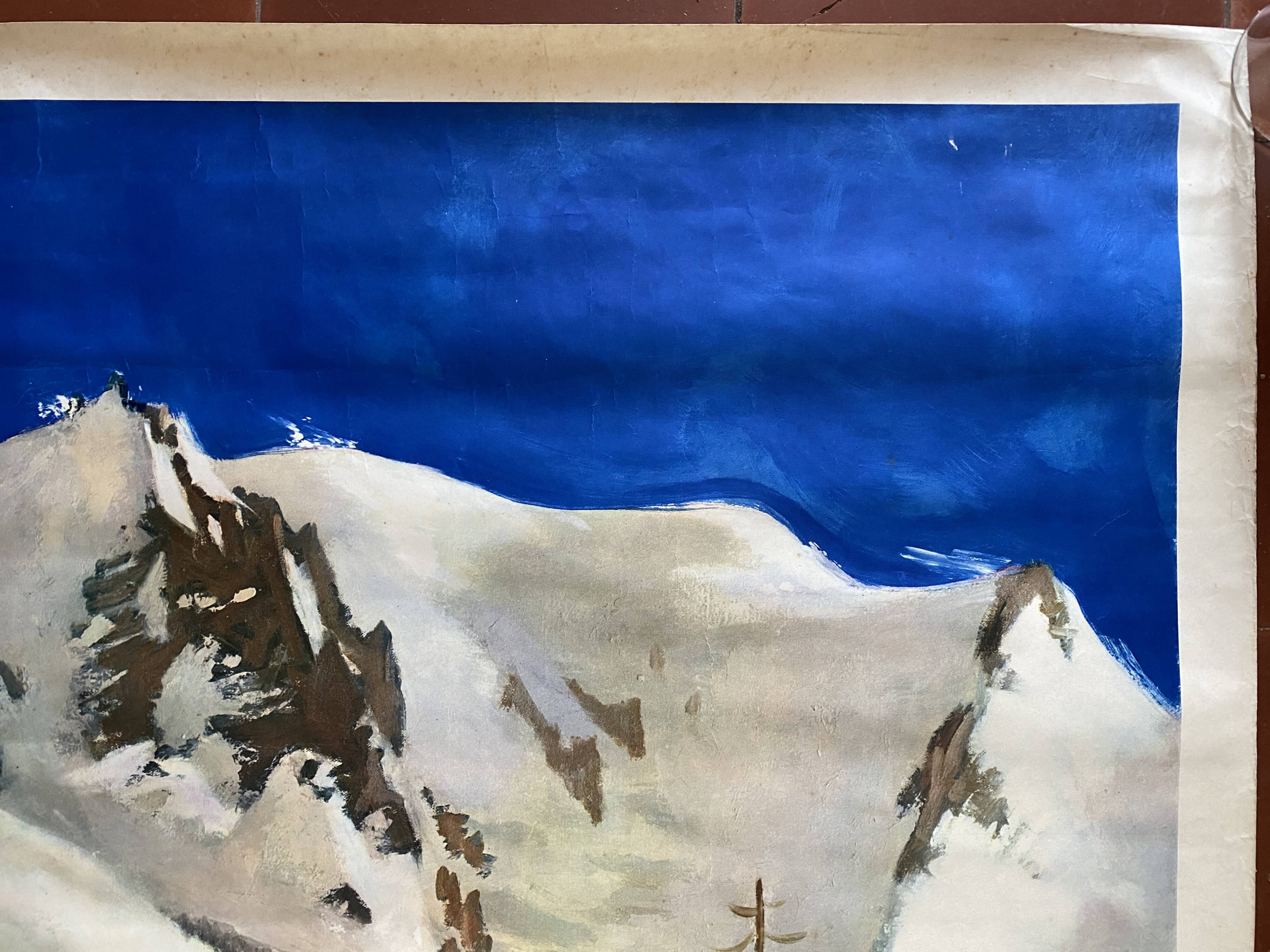 Original tourist poster "Savoie" 62x100cm 1948
