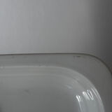 Vintage lot of two compartmentalised plates, decor Monique St Marc.