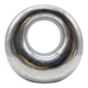 XXL “Donut” Vase / Polished Cast Aluminum – 1980s