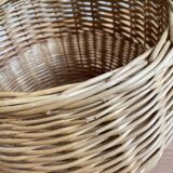 Wicker laundry basket