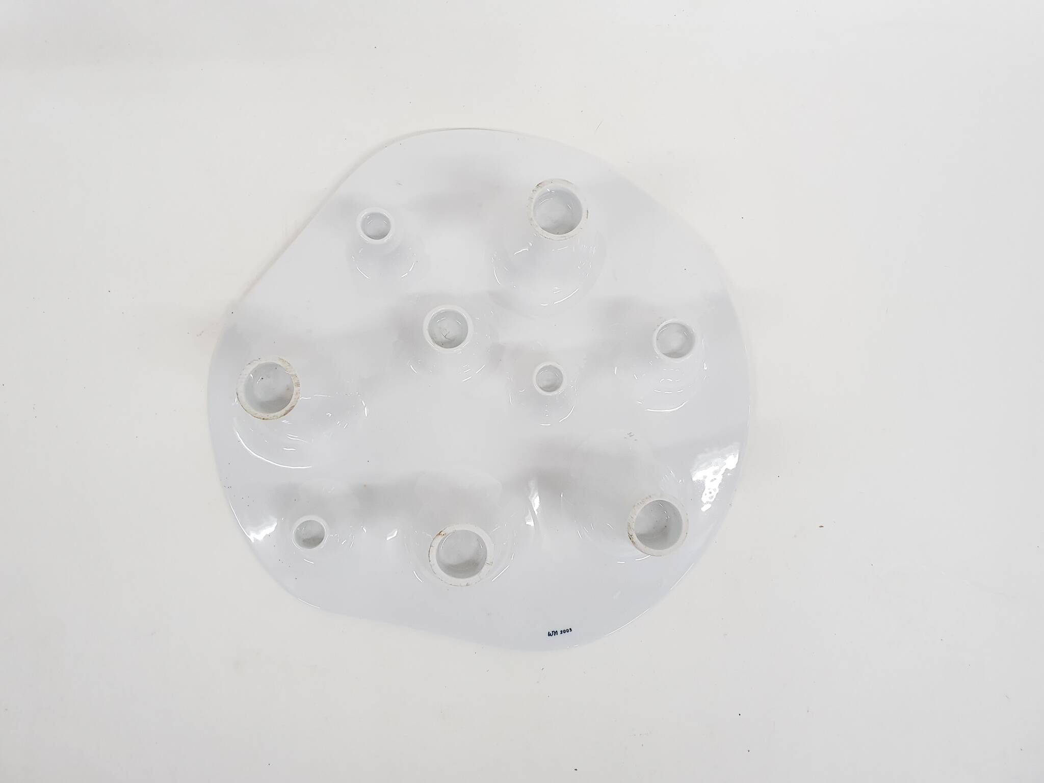 Fruit and Fire candle holder and fruit bowl by Willem Noyons, The Netherlan