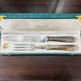 Silver metal cutting service cutlery, CHRISTOFLE, vendome model