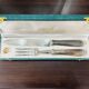 Silver metal cutting service cutlery, CHRISTOFLE, vendome model