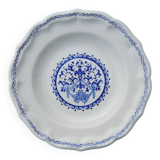 12 Old Soup Plates in Gien Earthenware - Rouen Decor
