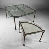 Coffee table and side table by Lothar Klute Germany 1980