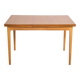 Vintage Scandinavian style dining table, side extensions