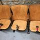Former folding seats of theatre or cinema 1940