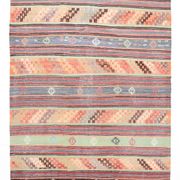 6x7 Handknotted Wool Kilim Rug, 169x211Cm