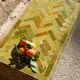 Olive green modern zellige coffee table
