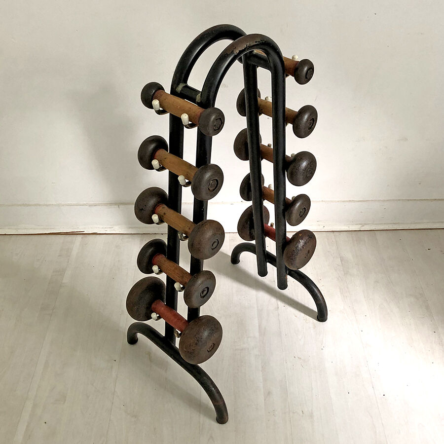 60's vintage dumbbell set