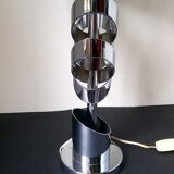 Vintage 70s design lamp in chrome metal