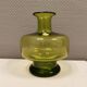 May green glass vase designed by Per Lütken for Holmegaard glassworks Denmark in 1955.