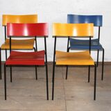Set of 4 Campus chairs, Lammhults