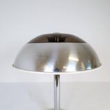 Large Space Age chrome table lamp by Fagerhults, Sweden, 1970s.