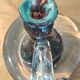 Vintage candle holder, glass paste
