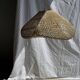 Suspension or rattan lampshade in the shape of a cloud or flattened bubble D60 H35