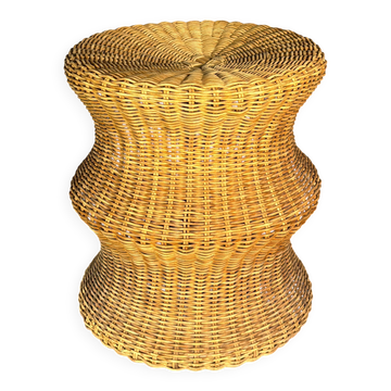 Rattan Juttu Mushroom Stool by Eero Aarnio for Artek, Finland, 1960s
