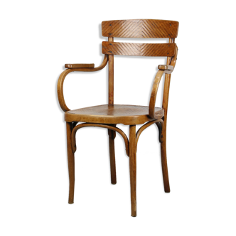 Antique bentwood armchair