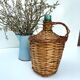 Demijohn with wicker